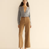 DÔEN - PETRA CARDIGAN -- DARK HEATHER GREY