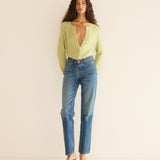 DÔEN - PETRA CARDIGAN -- FERNWOOD GREEN