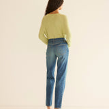 DÔEN - PETRA CARDIGAN -- FERNWOOD GREEN