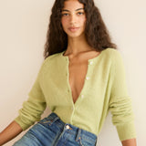 DÔEN - PETRA CARDIGAN -- FERNWOOD GREEN