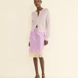DOEN - PETRA CARDIGAN - - VIOLET THISTLE
