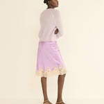 DOEN - PETRA CARDIGAN - - VIOLET THISTLE