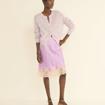 DOEN - PETRA CARDIGAN - - VIOLET THISTLE