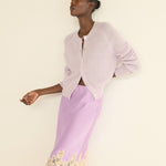 DOEN - PETRA CARDIGAN - - VIOLET THISTLE
