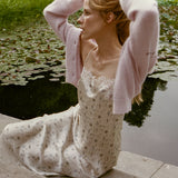 DOEN - PETRA CARDIGAN - - VIOLET THISTLE