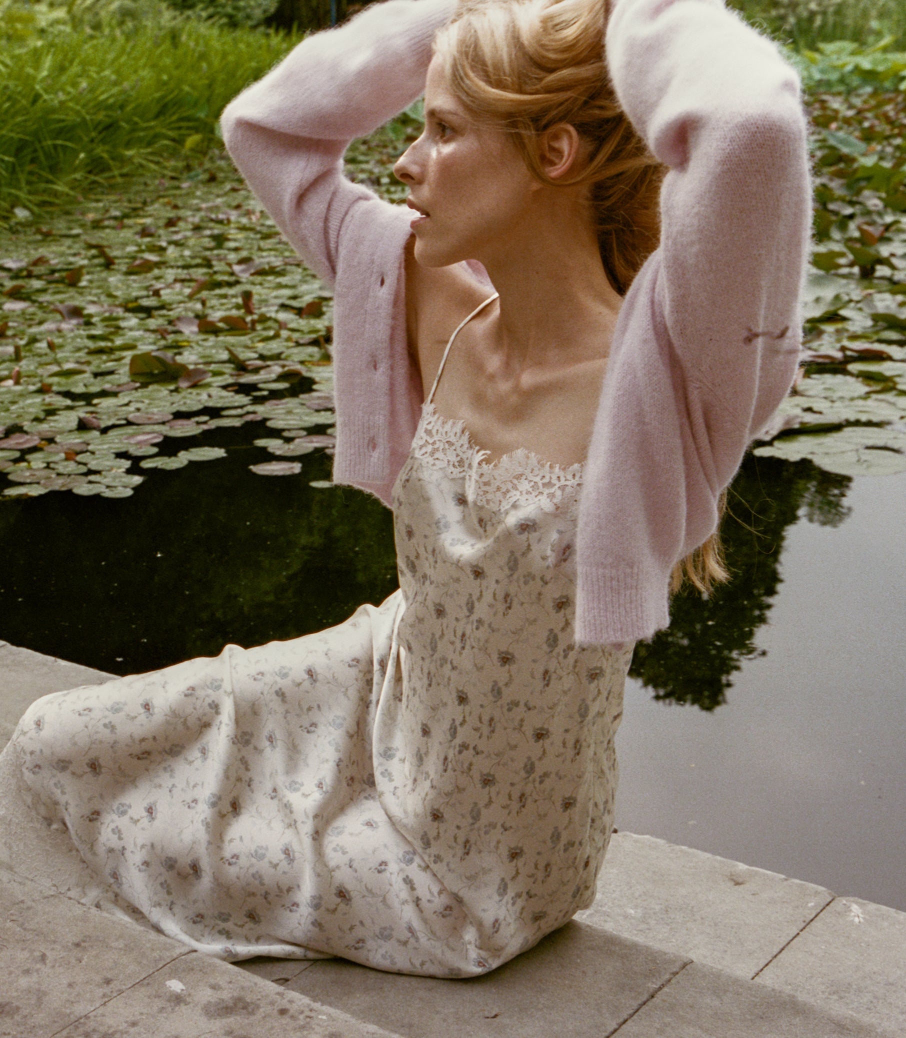 DOEN - PETRA CARDIGAN - - VIOLET THISTLE