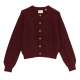DÔEN - PETRA CARDIGAN -- BORDEAUX
