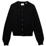 DÔEN - PETRA CRYSTAL CARDIGAN -- BLACK