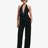 Christopher Esber - Tuxedo Contrast Wool Vest