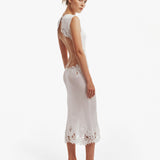 Christopher Esber - Hibiscus Embroidered Rib Dress