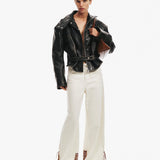 Christopher Esber - Burnished Eddie Leather Jacket