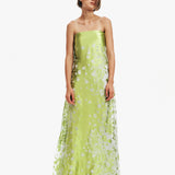Christopher Esber - Burnout Strapless Dress