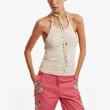Christopher Esber - Beach Quartz Halter Tank