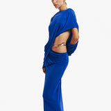 Christopher Esber - Encased Nature Resin Draped Jersey Dress