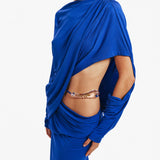 Christopher Esber - Encased Nature Resin Draped Jersey Dress