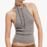 Christopher Esber - Cashmere Rae Halter Tank
