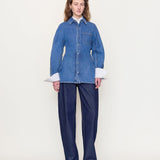 OSSOU - Cinch Shirt in Horizon Wash