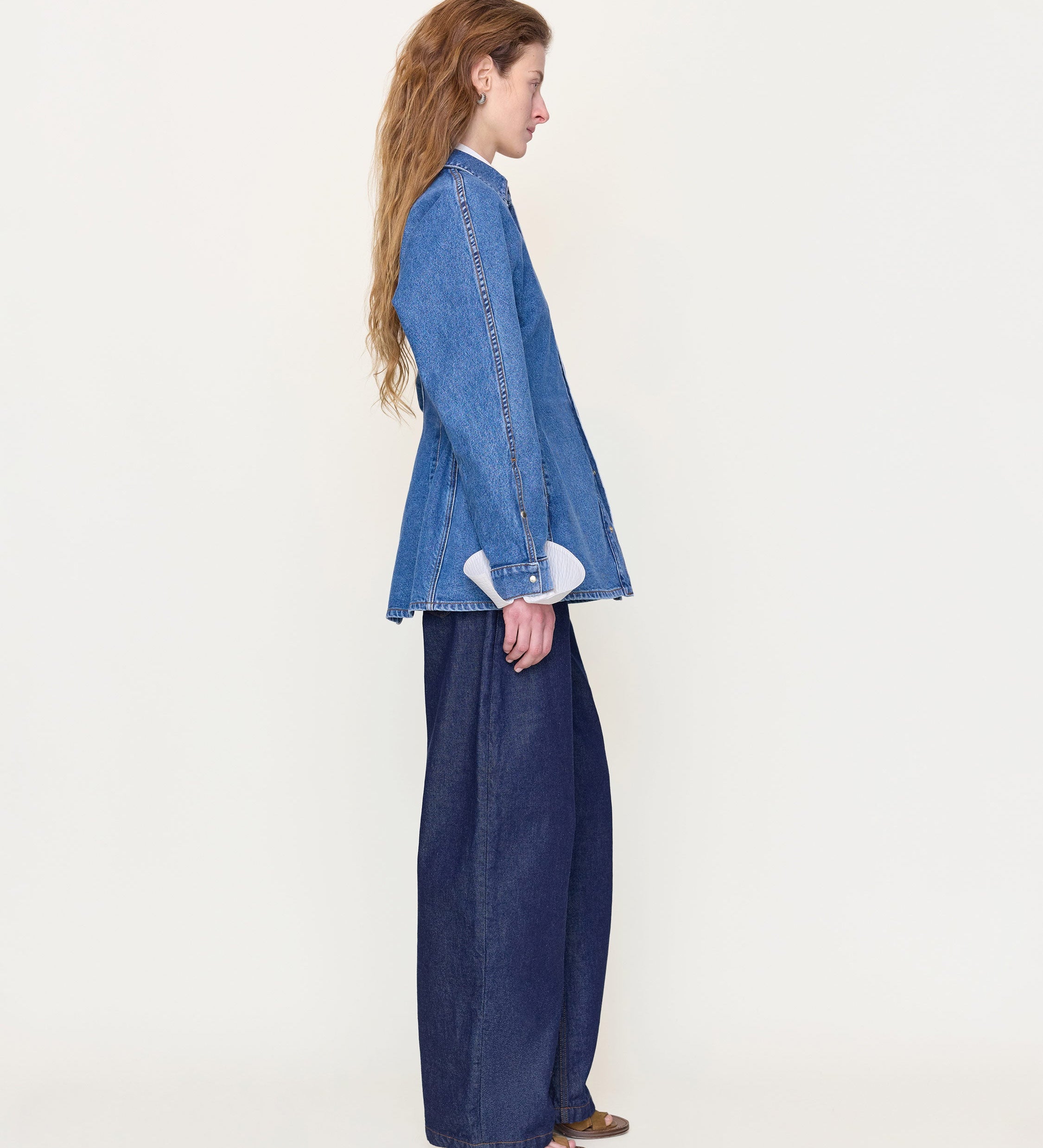 OSSOU - Cinch Shirt in Horizon Wash