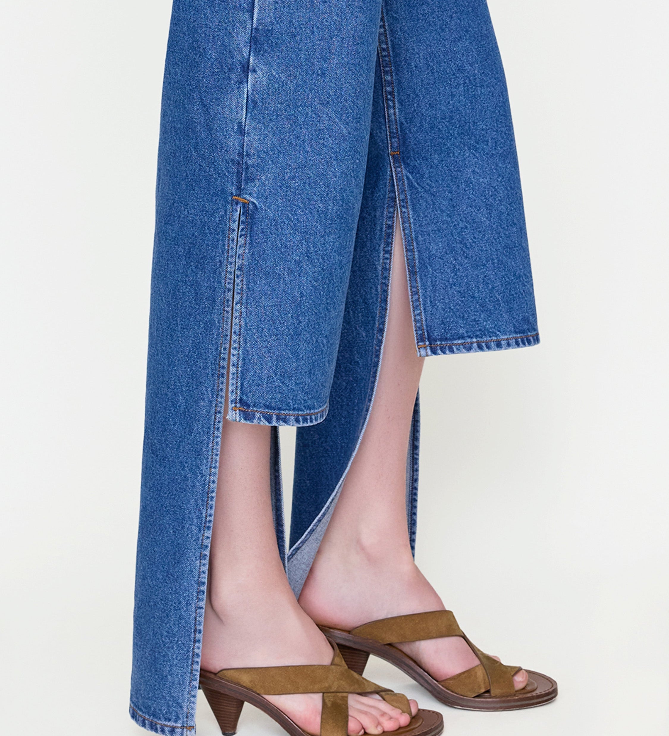 OSSOU - Talon Jean in Horizon Wash