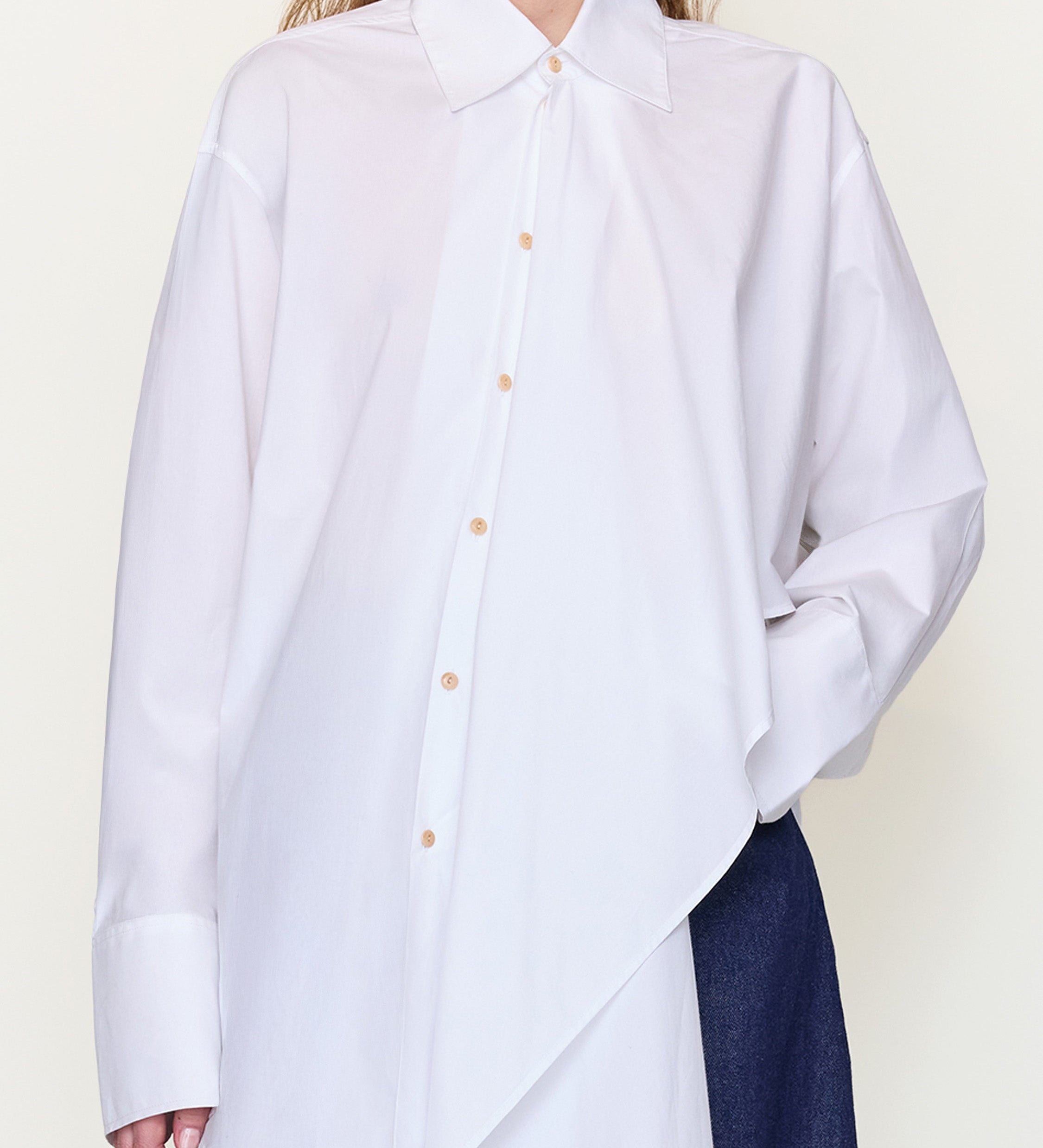 OSSOU - Tess Shirt in Milk
