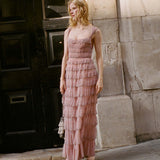 DÔEN - PIERRETTE DRESS -- PALE ROSE