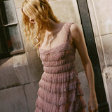 DÔEN - PIERRETTE DRESS -- PALE ROSE