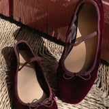 DÔEN - PILLAR MARY JANE -- CRIMSON VELVET