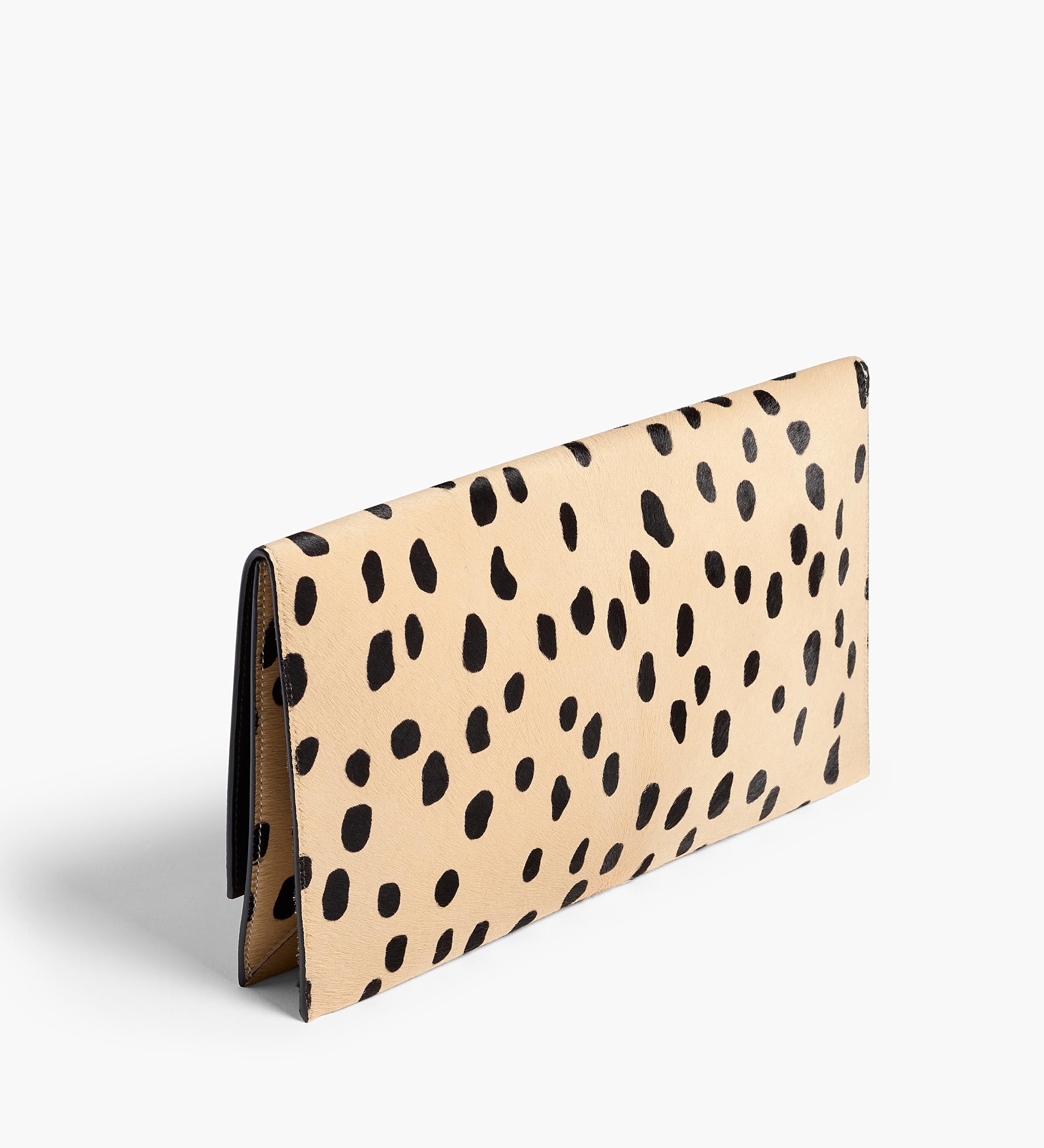 Khaite - Piper Clutch in Spotted Haircalf