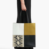 Khaite - Piper Patchwork Tote in Fern Multi