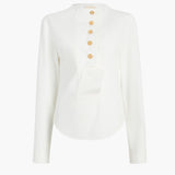 Khaite - Poe Top in Chalk