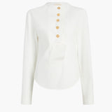 Khaite - Poe Top in Chalk