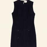 DÔEN - POLLY DRESS -- MARIANNE PINSTRIPE
