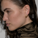 Dorsey - PAVÉ HUGGIE EARRINGS IN LAB YELLOW SAPPHIRE