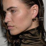 Dorsey - PORTER CUSHION-CUT EARRINGS IN LAB MOSS GREEN TOURMALINE