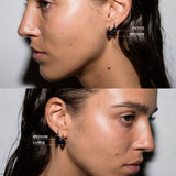 Dorsey - PORTER PEAR-CUT EARRINGS IN SLATE BLUE MOISSANITE