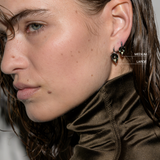 Dorsey - PORTER PEAR-CUT EARRINGS IN LAB MOSS GREEN TOURMALINE