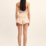 Posse - AURELIA STRAPLESS TOP - SHORTBREAD STRIPE
