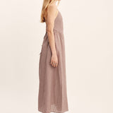 Posse - CALLIE DRESS - PETITE MOCHA GINGHAM