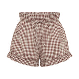 Posse - CALLIE SHORT - PETITE MOCHA GINGHAM