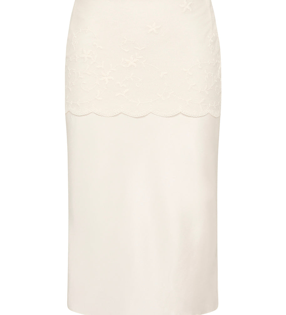 Posse - COVE SKIRT - PEARL