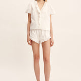 Posse - EZRA BLOUSE - VINTAGE WHITE