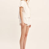 Posse - EZRA BLOUSE - VINTAGE WHITE