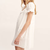 Posse - EZRA SHIFT DRESS - VINTAGE WHITE