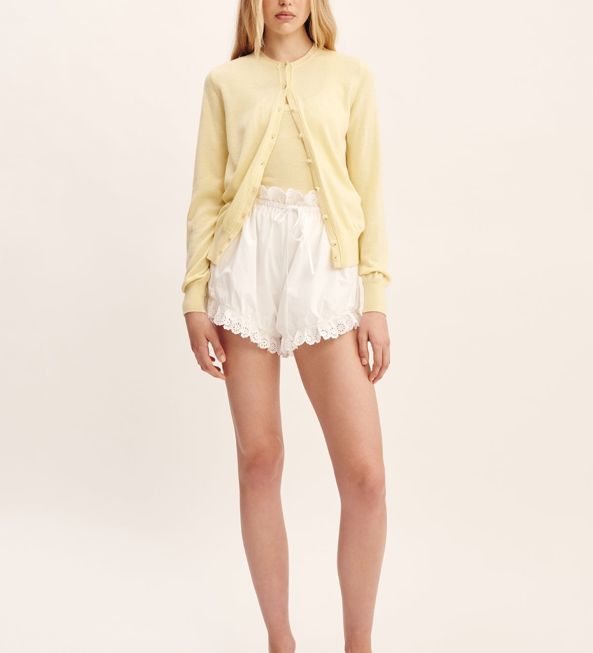 Posse - FINN CARDIGAN - BUTTER YELLOW
