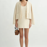 Posse - HARLAN MINI DRESS - CREAM
