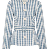 Posse - HEIDI JACKET - BLUE GINGHAM