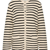 Posse - HENRY CARDIGAN - CREAM & BLACK