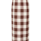 Posse - MIRA SKIRT - MOCHA GINGHAM
