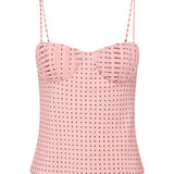 Posse - PEARL CAMI - BERRY CHOC POLKA DOT