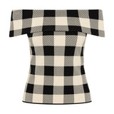 Posse - PIPPA STRAPLESS TOP - HERITAGE PLAID